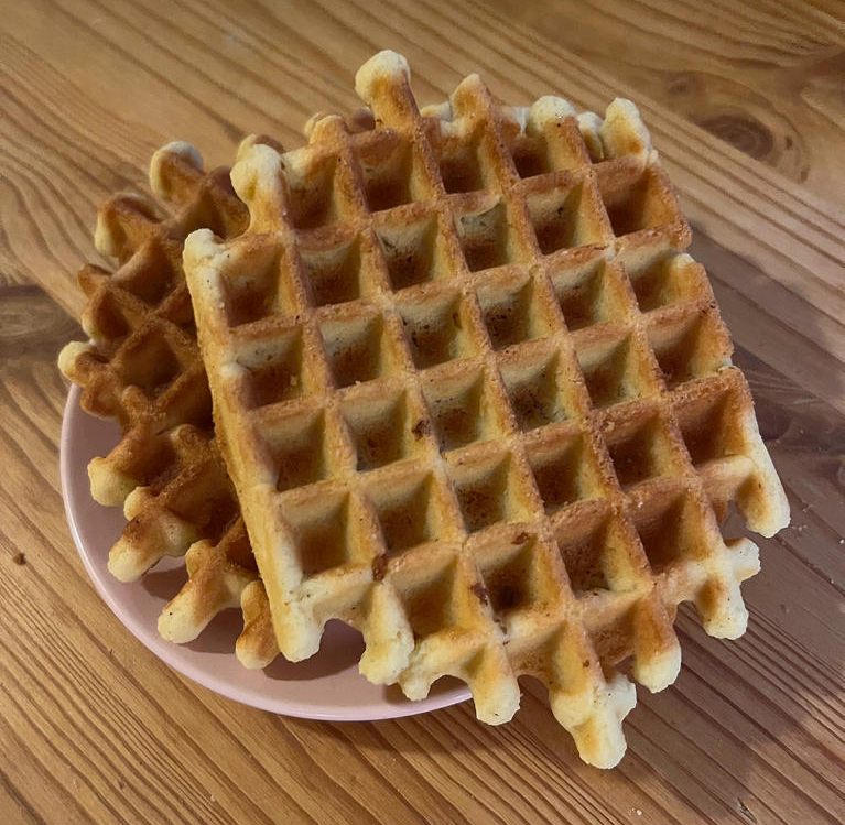 Einfache Waffeln