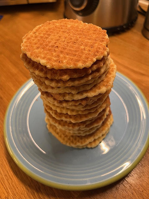Waffeln mit Mandel